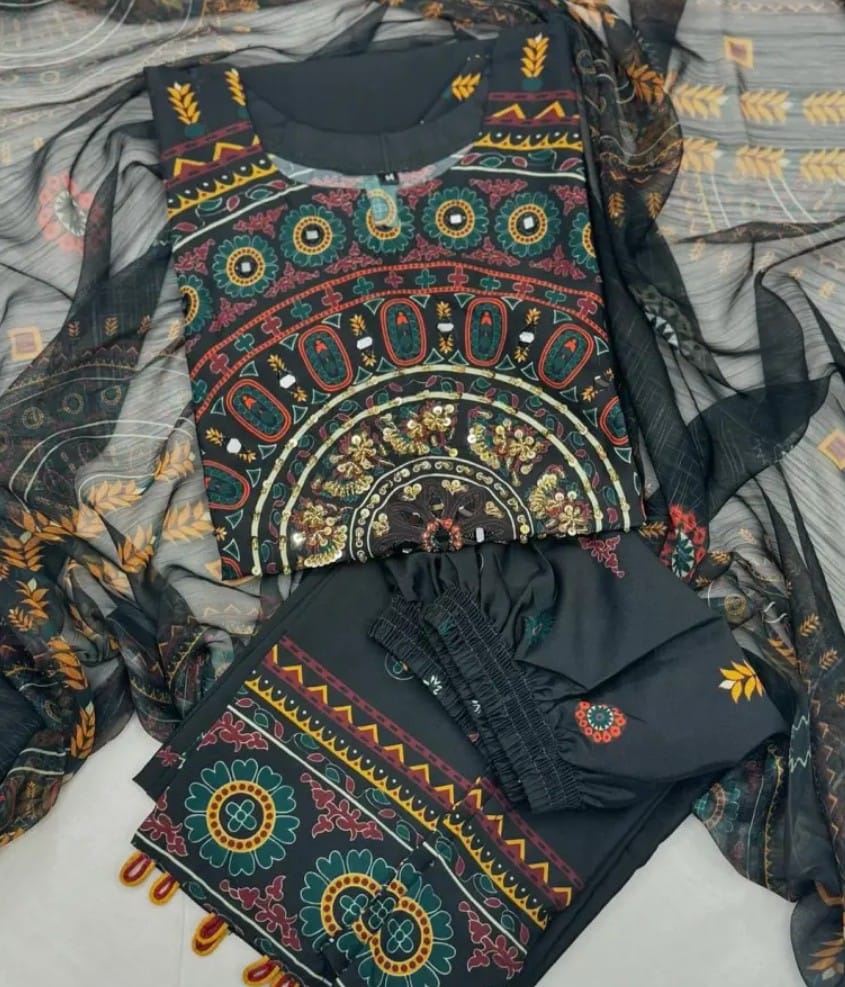 Lawn Digital Mirror 2 piece Suit