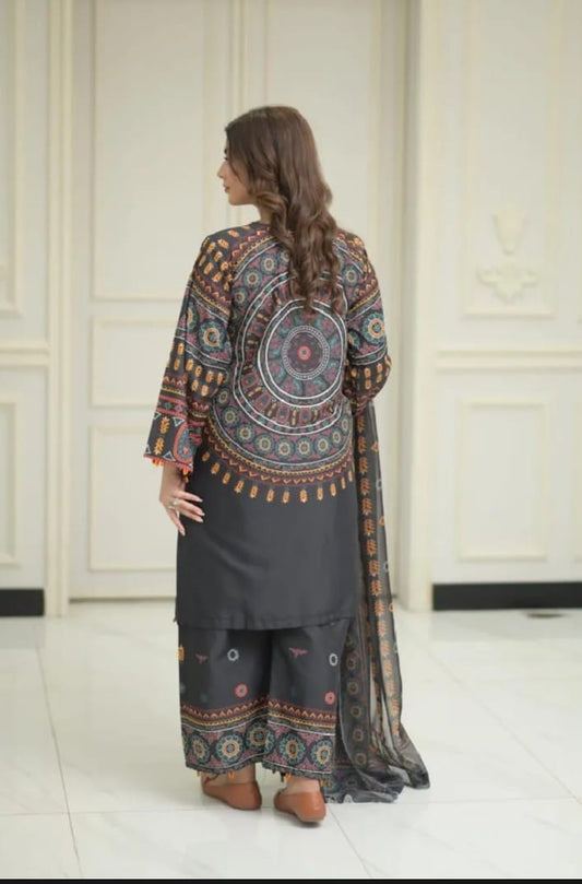 Lawn Digital Mirror 2 piece Suit