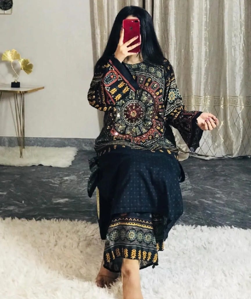 Lawn Digital Mirror 2 piece Suit