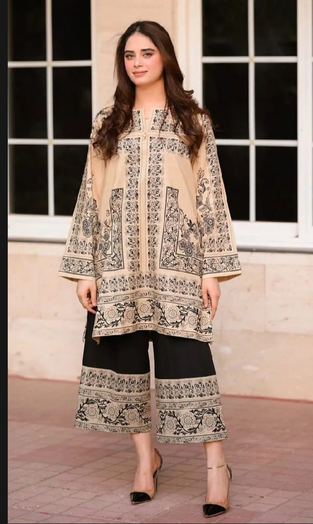 Cord Set 2 piece Suit Printed Textile