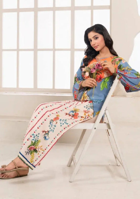 Multicolor print 2pc. cord set All season Midway Arts