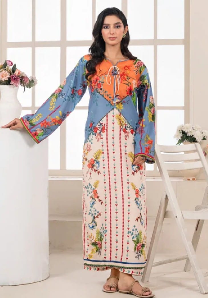 Multicolor print 2pc. cord set All season Midway Arts