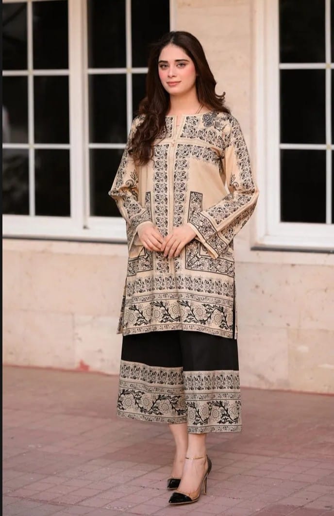 Cord Set 2 piece Suit Printed Textile