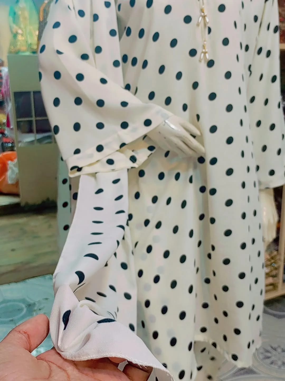 Korean Peach Crape Fabrics 3 piece